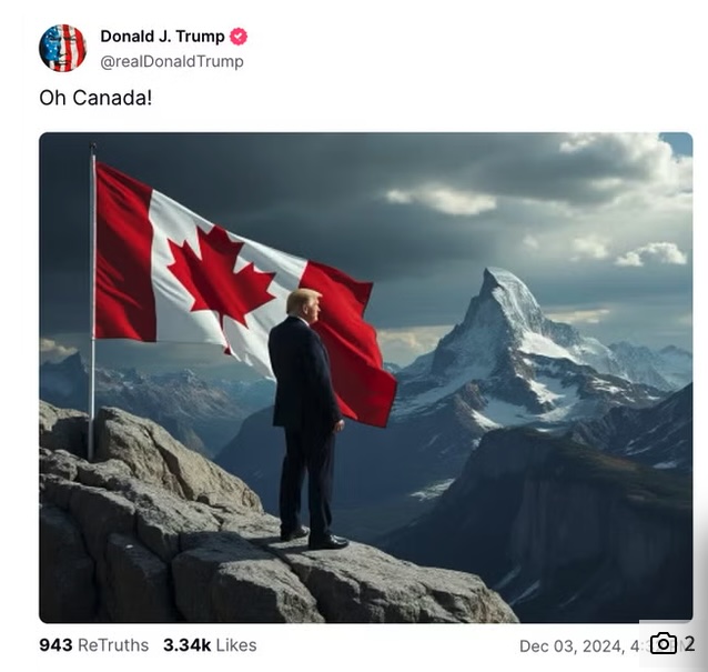 Another Trump Humour: The 51st State?