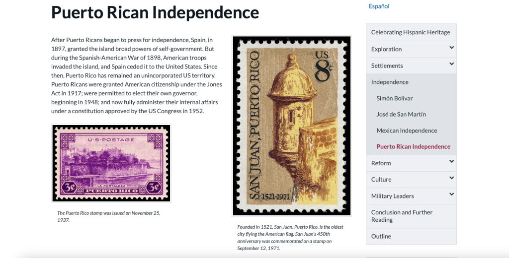 Puerto Rican Independence?