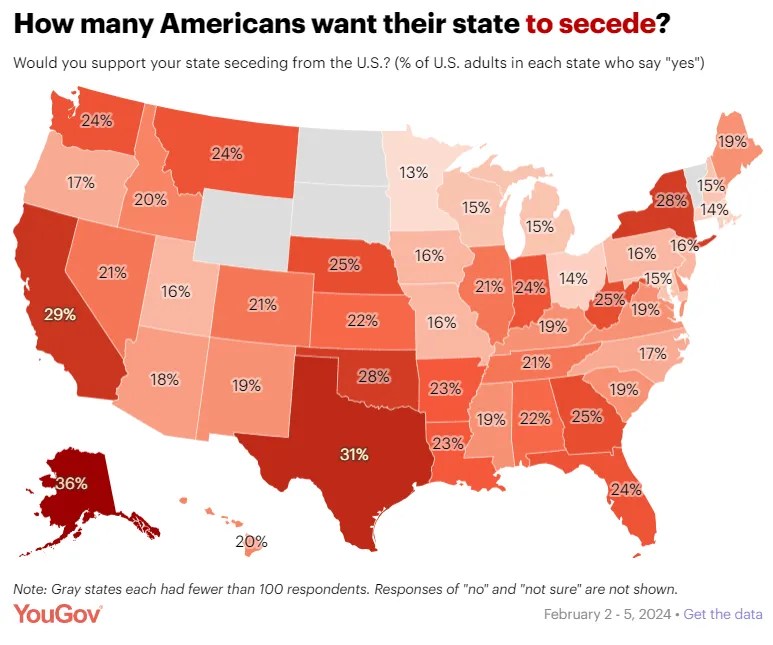 Which States Have Stronger Independence Movements than Puerto Rico?